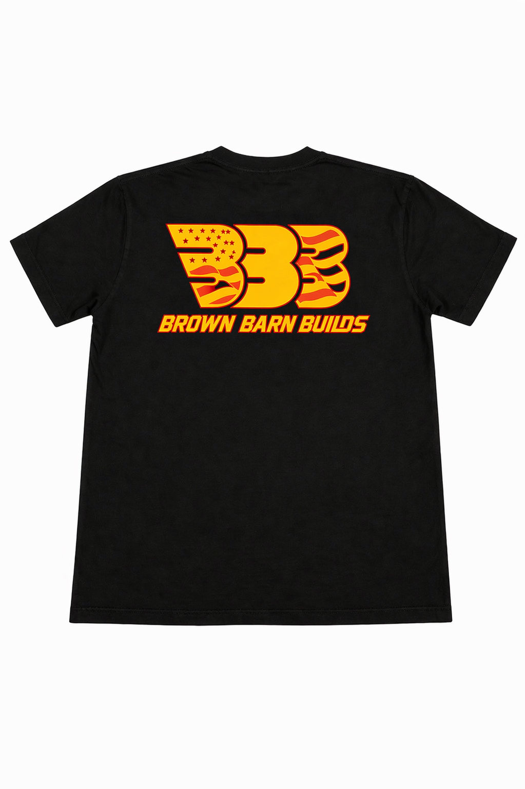 Brown Barn Builds Flame T-Shirt