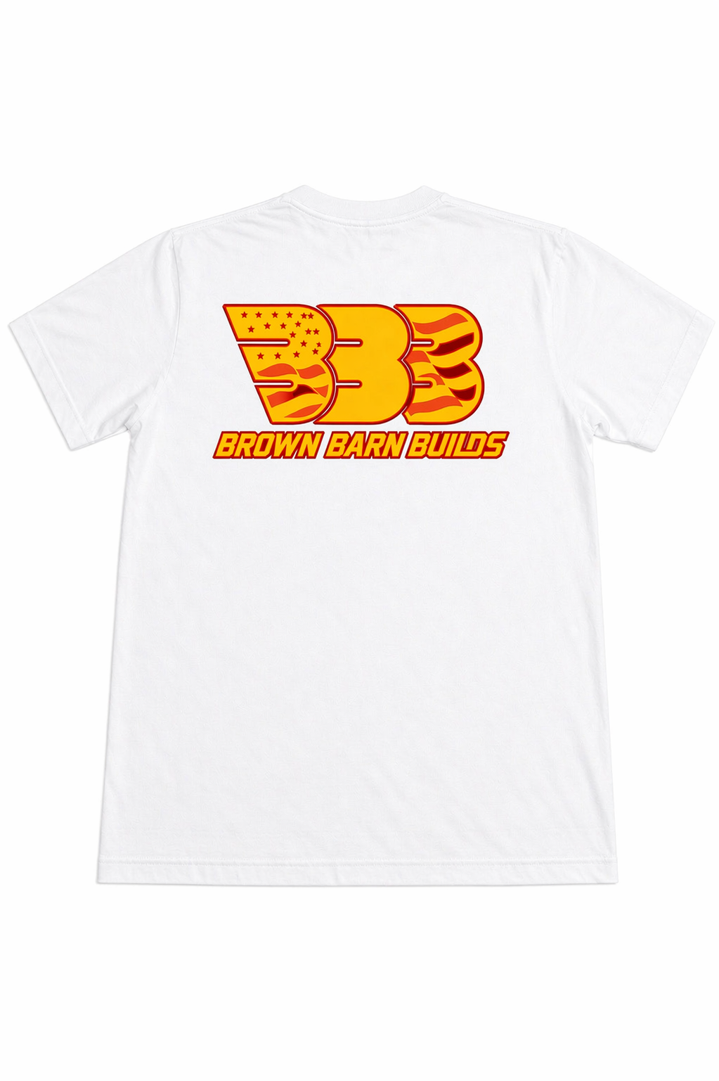 Brown Barn Builds Flame T-Shirt