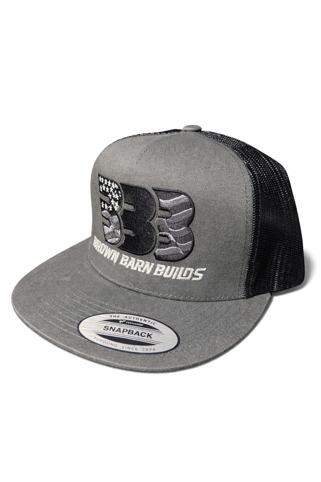 Brown Barn Builds “The Classics” SnapBack (Charcoal Grey)