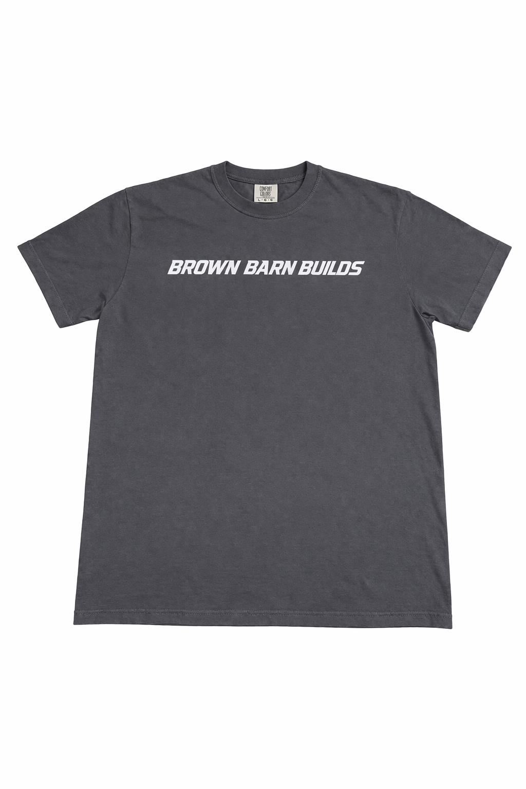 Brown Barn Builds T-Shirt (Graphite)